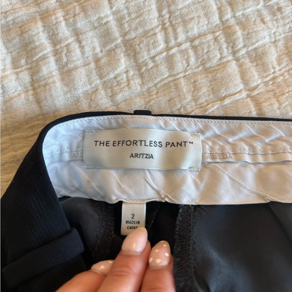 Aritzia The Effortless Pant in Black Gray & Taupe